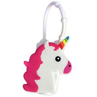 Unicorn Emoji Embossed Designed Silicone 1 Oz Travel Size Pocketbac Lotion Hand Gel Sanitizer Holder Case Cover (Unicorn) (Unicorn)