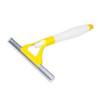 Window Shower Glass Squeegee with Spray Water All Purpose Squeegee Cleaning Kit (Yellow)