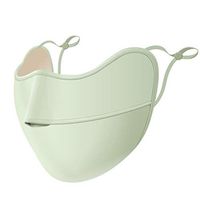 Emptystar 2PCS Washable Recyclable 𝐌𝐀𝐒𝐊𝐒 2-ply Washable Dustproof Anti-Fog 𝐌𝐀𝐒𝐊 Anti Pollution Breathable Filter Protective 𝐌𝐀𝐒𝐊 (Green)