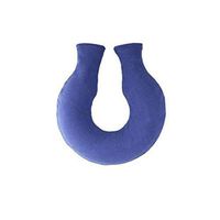 1.3 Liter Classic U-Shaped Hot Water Bottle with Cover Keep You Warm (Blue)
