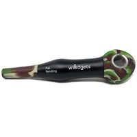 Premium Smoking Pipe with Bowl - Advanced Technology Cough Less Tobacco Maze Pipe self Cools Smoke removes Resin & Tar smoothest Inhale Guaranteed - Black - Green