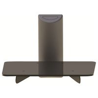 Wall Mount Electronic Component Shelf, Small, Black