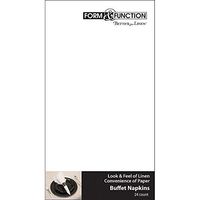 Club Pack of 288 Form & Function White Airlaid Catering Buffet Napkins 8"