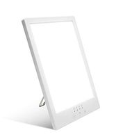 Sun Lamp Happy Light - UV Free 2000-12000 Lux Adjustable Brightness, 3000-6500k Adjustable Color Temperature, Timer Function, Touch Control, Memory Function, for Home/Office/Travel Use