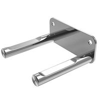 Hair Dryer Rack Holder Stainless Steel Bracket Wall Mount Bracket Stand Holder for Dyson Supersonic Hair Dryer for Bathroom Bedroom (silver)