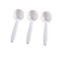 Flairware Heavy Duty Box Bulk Disposable Plastic Soup Spoon (1000/Case) Color: White