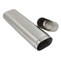Portable Stainless Steel 2 Cigar Tube Holder Cigar case，Men's Best Gift