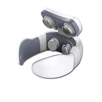 XGuang Electric Neck Massage,Electric Pulse Neck Massager with Heat Deep Tissue for Neck Foot Shoulder Leg Muscle Pain Relief,White