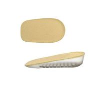 Height Increase Shoes Pad Elastic Silicone Heel 1.5 cm Taller,Beige