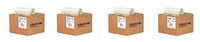 EcoSafe-6400 HB3039-8 Compostable Bag, Certified Compostable, 30-Gallon, Green (Pack of 135) (4)