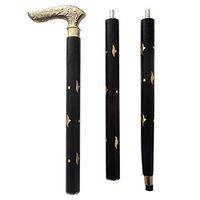 WhopperIndia Folding Cane - Foldable Walking Cane for Men, Women - Fold-up, Collapsible, Lightweight, Adjustable, Portable Hand Walking Stick