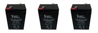 6 VOLT 4.5AH RECHARGEABLE GAME DEER FEEDER BATTERY 6V - PS-640 - 3 Pack