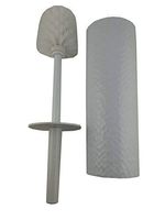 Bath Bliss Toilet Brush with Holder (White)