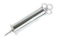 Tufail Ear Wax Removal Syringe 4 OZ - Brass with Chrome Finish Ideal for Household, EMT, Firefighter, Police, Medical Student, School and Hobby