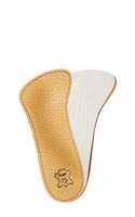 Orthotic 3/4 Leather Insoles with Longitudinal and Transverse Arch Support, Kaps Flamenco, All Sizes (Women / 7 US / 38 EUR / 5 UK)