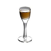 6 Pieces Creative Mini Goblet Spirits White Wine Glass European-Style Thick-Bottom Cup #12