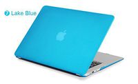 YCJ Matte M2 in 1 Ultra Slim Light Weight Rubberized Hard Case Cover and Keyboard Cover Apple macbook Air Pro Retina 11 12 13 inch -Black (Lake blue, Macbook Air 13 inch:A1369 A1466)