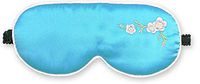Embroidered Natural Silk Sleep Mask & Blindfold Super-Smooth Eye Mask Eye Cover#543