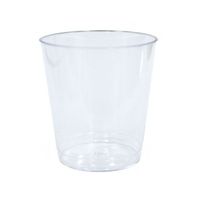 Party Dimensions 60 Count Plastic Tumbler, 2-Ounce, Clear