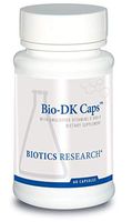 Biotics Research Bio-DK Caps™ - 125 mcg (5000 IU) Emulsified Vitamin D3 and 550 mcg Vitamin K, Easy-to-Take Capsule, MK-7, Stronger Bones, Heart Health, Musculoskeletal Strength, Healthy BMI 60 Caps