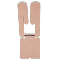 SpiderTech Pre-Cut Ready to Apply Kinesiology Tape, Gentle, Full Knee