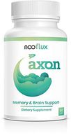 Brain Support Supplement - Enhance Memory, Brain Function, Boost Concentration - Nootropics w/Adaptogens & Plant Based Vitamins - Lions Mane Bacopa Monnieri Citicoline Ginkgo - Axon by Nooflux
