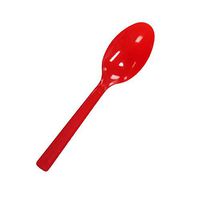 Northwest Medium-Weight Hard Plastic Plastic Spoons, (Red, 100 Count)