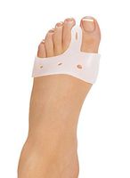 Silicone Toe Spreader and Bunion Band - Forefoot Cushion Protector for Bunions, Calluses, Hammer Toes - Big Toe Silicone Pad Separators