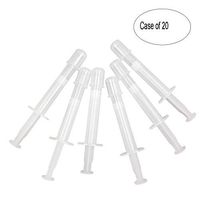 Case of 20 Bags,10/Bag,funwill Disposable Vaginal Applicator Lubricant Injector Anal Syringe Lube Tube Aid Tools (Clear)