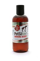 PetSilver Immune Boost with 100 ppm of Chelated Silver | Dogs, Cats & People | Vet Formulated | Natural Superior Silver | Made in USA | 12 fl oz