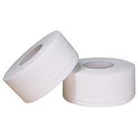 T-REASURE 4-PLY Standard Rolls, 2 Roll Pack Neutral White Toilet Paper Bathroom Tissue, 4 Ply Toilet Paper Tissue, 100% Recycled Fiber Bulk Toilet Paper, Total Length 230 Meters, 21x9cm