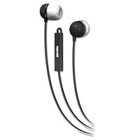 Maxell 190300 in-Ear Buds with Built-in Microphone, Black