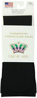 Celeste Stein Therapeutic Compression Socks, Black, 15-20 mmHg, Moderate, 0.6 Ounce