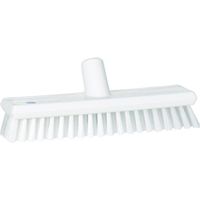 Vikan 70435 Soft Bristle Deck Scrub, 10-3/4" Polyester, White