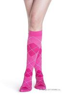 SIGVARIS Women’s Style Microfiber Patterns 830 Closed Toe Calf-High Socks 20-30mmHg