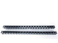 Raising Electronics 42 U Vertical Steel Cable Manager for Servers Racks Cabinets one Piece