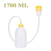 1 Pack 1700ML Travel Male Bed Pee Urinal Bottle Night Drainage Container Set Plastic Urinal Bottle,Male Travel Urinal (A)