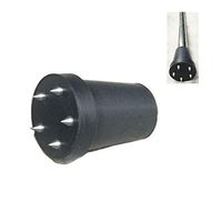 Steel Nail Anti-Slip Cane Crutch Tips 3/4 Inch Non-Slip on Ice and Snow Replacement Rubber Foot Pad