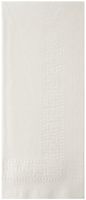 Hoffmaster 010001 Premium Dinner Napkin, Greek Key Embossed, 4-Ply, 1/8 Fold, 20" Length x 17" Width, White (Case of 900)