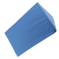 High Density Foam Pillow Wedge Pillow Elevation Cushion Washable Cover Lumbar Support (Blue)