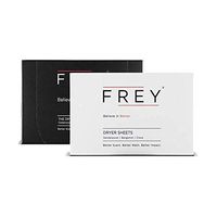 FREY Naturally Scented Dryer Sheets - 2 Pack of 40 Natural Laundry Dryer Sheets (80 Total) (Sweet & Bold Fragrance)