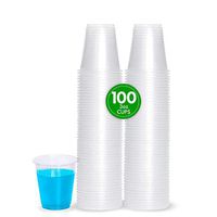 Plasticpro 3 oz Disposable Plastic Medium Weight Clear Drinking Cups 100 Count]