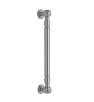 Jaclo G20-18-VB 90 Degree Smooth with Finials Grab Bar with Right-Hand Configuration, Polished Chrome