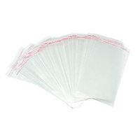 200 Pcs 3x4 Clear Resealable Cello/Cellophane Bags Self Adhesive Sealing, Good for Bakery Candle Soap Cookie Prints Card