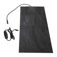 top-jjxkj 5V 7A USB Electric Cloth Heater Pad Carbon Fiber Heating 3 Mode Adjustable Foldable Mat for Waist Abdomen Cushion Pet Warmer