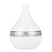 Essential Oil Diffuser 300ML 7 Color Night Lights Cool Mist Humidifier for Office Home Bedroom Living Room Study Yoga Spa Aromatherapy Diffuser Wood Grain Humidifier (Humidifier-5)