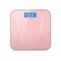 Tll-mm Electronic Scales Weight Scale Pink USB Charging Accuracy 0.2kg Size 300 300 Family Dormitory Healthy Weight Loss