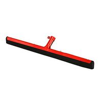Alpine Industries Standard Dual Moss Floor Squeegee - Heavy Duty Head Replacement w/Soft Foam - Wet & Dry Floor Cleaner for Tile & Hardwood Flooring - 22-inch Dual Moss, Red