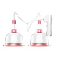 GYKFY Multifunctional Electric Female Chest Massager Liposuction Cup Breast Amplifier Enhancement Instrument Vacuum Breast Pump Expansion Beauty Device,L