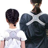Zxwzzz Back Correction Belt Sitting Posture Corrector Smart Vibration Remind Adjustable Upper Back Brace Kid
